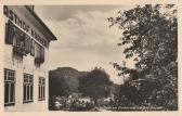 Gasthof Karner mit Blick zum Tabor - Villach - alte historische Fotos Ansichten Bilder Aufnahmen Ansichtskarten 