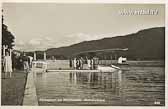 Pörtschach - Werzerstrand - Wasserflugzeug - Europa - alte historische Fotos Ansichten Bilder Aufnahmen Ansichtskarten 