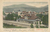 Bahnhof in Feldkirchen - Europa - alte historische Fotos Ansichten Bilder Aufnahmen Ansichtskarten 