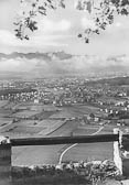Blick von der Burgruine auf Landskron - Oesterreich - alte historische Fotos Ansichten Bilder Aufnahmen Ansichtskarten 