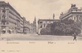 Wien, Reichsratstraße mit Rathaus und Parlament - alte historische Fotos Ansichten Bilder Aufnahmen Ansichtskarten 