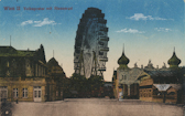 Prater mit Riesenrad - Oesterreich - alte historische Fotos Ansichten Bilder Aufnahmen Ansichtskarten 