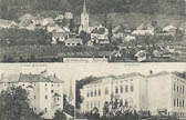 Schloss Biberstein und Schulhaus - Kärnten - alte historische Fotos Ansichten Bilder Aufnahmen Ansichtskarten 