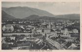 Blick vom Pfarrturm auf die Nikolaikirche - Villach-Innere Stadt - alte historische Fotos Ansichten Bilder Aufnahmen Ansichtskarten 