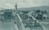 Villach Draubrücke - Villach-Innere Stadt - alte historische Fotos Ansichten Bilder Aufnahmen Ansichtskarten 