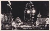 Wien, Prater bei Nacht - alte historische Fotos Ansichten Bilder Aufnahmen Ansichtskarten 