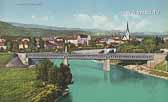 Eisenbahnbrücke Villach - Oesterreich - alte historische Fotos Ansichten Bilder Aufnahmen Ansichtskarten 