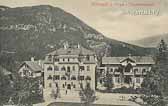 Mittewald ob Villach - Wasserheilanstalt - Kärnten - alte historische Fotos Ansichten Bilder Aufnahmen Ansichtskarten 
