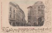 Villach, Hauptplatz - Rautterhaus - Europa - alte historische Fotos Ansichten Bilder Aufnahmen Ansichtskarten 