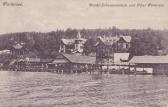Militärschwimmschule und Hotel Wörthersee - Europa - alte historische Fotos Ansichten Bilder Aufnahmen Ansichtskarten 