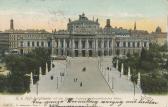 Burgtheater - Oesterreich - alte historische Fotos Ansichten Bilder Aufnahmen Ansichtskarten 