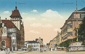 Kufstein - Oberer Stadtplatz - Oesterreich - alte historische Fotos Ansichten Bilder Aufnahmen Ansichtskarten 