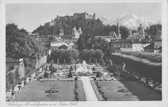 Salzburg, Mirabelgarten mit dem Hohen Göll - alte historische Fotos Ansichten Bilder Aufnahmen Ansichtskarten 