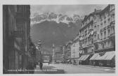 Innsbruck Maria Theresienstrasse mit Nordkette - alte historische Fotos Ansichten Bilder Aufnahmen Ansichtskarten 