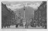 Innsbruck Maria Theresienstrasse mit Annasäule - alte historische Fotos Ansichten Bilder Aufnahmen Ansichtskarten 