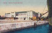 Triest, Staatsbahnhof - Friaul Julisch Venetien - alte historische Fotos Ansichten Bilder Aufnahmen Ansichtskarten 