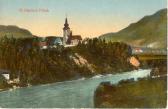 Blick nach St.Martin, um 1900 - Villach-Innere Stadt - alte historische Fotos Ansichten Bilder Aufnahmen Ansichtskarten 