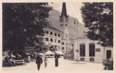 Hofgastein, Kurplatz mit Hotel Central - Europa - alte historische Fotos Ansichten Bilder Aufnahmen Ansichtskarten 