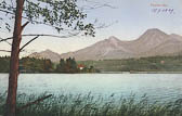 Faakersee Insel mit Mittagskogel - alte historische Fotos Ansichten Bilder Aufnahmen Ansichtskarten 