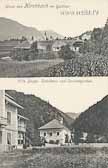 Kirchbach  Villa Berger, Schulhaus, Saussengraben - Europa - alte historische Fotos Ansichten Bilder Aufnahmen Ansichtskarten 