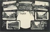 7 Bild Karte - Villach  - alte historische Fotos Ansichten Bilder Aufnahmen Ansichtskarten 