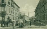 Klagenfurt Schulhausgasse Wassertankwagen - Europa - alte historische Fotos Ansichten Bilder Aufnahmen Ansichtskarten 