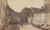 Hauptplatz Villach mit Rautterhaus - alte historische Fotos Ansichten Bilder Aufnahmen Ansichtskarten 