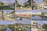 Mehrbildkarte Villach - Kärnten - alte historische Fotos Ansichten Bilder Aufnahmen Ansichtskarten 