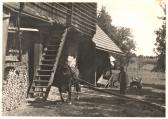 Wirtschaftsgebäude der Schusteritsch - Hube - Villach - alte historische Fotos Ansichten Bilder Aufnahmen Ansichtskarten 