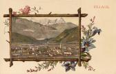 Villach Panoramaansicht - alte historische Fotos Ansichten Bilder Aufnahmen Ansichtskarten 