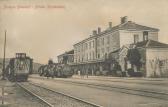 Divacca, Bahnhof - Europa - alte historische Fotos Ansichten Bilder Aufnahmen Ansichtskarten 