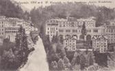 Badgastein Wasswerfall mit Hotel Straubinger - Salzburg - alte historische Fotos Ansichten Bilder Aufnahmen Ansichtskarten 