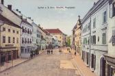 Spittal an der Drau, Hauptplatz - Oesterreich - alte historische Fotos Ansichten Bilder Aufnahmen Ansichtskarten 