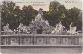Wien, Schönbrun K.K. Schlossgarten u. Neptungrotte - Europa - alte historische Fotos Ansichten Bilder Aufnahmen Ansichtskarten 
