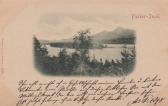 Faakersee Insel  ( gelaufen 1898 ) - Villach Land - alte historische Fotos Ansichten Bilder Aufnahmen Ansichtskarten 