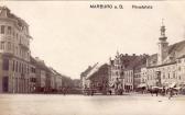 Marburg Hauptplatz - Europa - alte historische Fotos Ansichten Bilder Aufnahmen Ansichtskarten 