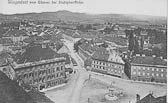 Blick vom Stadtpfarrturm Richtung Norden - alte historische Fotos Ansichten Bilder Aufnahmen Ansichtskarten 