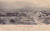 Villach vom Stadtpfarrturm - Oesterreich - alte historische Fotos Ansichten Bilder Aufnahmen Ansichtskarten 