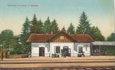 Warmbad - Bahnhof - Europa - alte historische Fotos Ansichten Bilder Aufnahmen Ansichtskarten 