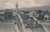 Villach mit Draubrücke - Villach-Innere Stadt - alte historische Fotos Ansichten Bilder Aufnahmen Ansichtskarten 