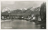 Aussicht von der Draubrücke - Kärnten - alte historische Fotos Ansichten Bilder Aufnahmen Ansichtskarten 