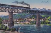 Bruck an der Mur, Eisenbahnbrücke - alte historische Fotos Ansichten Bilder Aufnahmen Ansichtskarten 