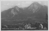 Drobollach mit Mittagskogel - Drobollach am Faaker See - alte historische Fotos Ansichten Bilder Aufnahmen Ansichtskarten 