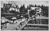 Mösslacherstrand mit Hubertushof - Villach Land - alte historische Fotos Ansichten Bilder Aufnahmen Ansichtskarten 