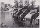 Villach, Abtrag der Kriegsbrücke - Kärnten - alte historische Fotos Ansichten Bilder Aufnahmen Ansichtskarten 