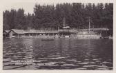 Velden, Badeanstalt und Schwimmschule Hotel Wrann - Villach Land - alte historische Fotos Ansichten Bilder Aufnahmen Ansichtskarten 