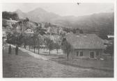 Haus Truppe und die damalige Landesstraße - Egg am Faaker See - alte historische Fotos Ansichten Bilder Aufnahmen Ansichtskarten 