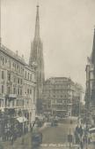 Graben und Stephansdom - Oesterreich - alte historische Fotos Ansichten Bilder Aufnahmen Ansichtskarten 