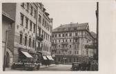 Postgasse mit Parkhotel - Villach-Innere Stadt - alte historische Fotos Ansichten Bilder Aufnahmen Ansichtskarten 