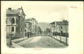 Schulstraße um 1910, Blick zum Zentrum - Villach - alte historische Fotos Ansichten Bilder Aufnahmen Ansichtskarten 